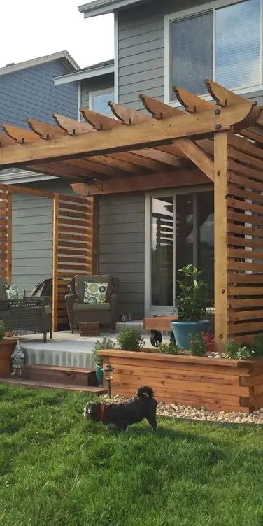 Pergola assembly project by Sacramento handyman Carpenter Joe